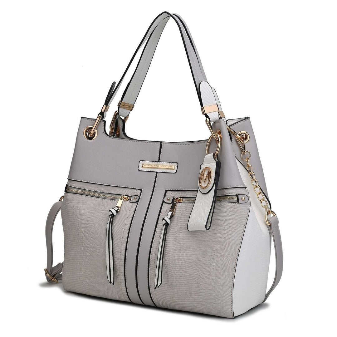 MKF Collection Maji Satchel Handbag by Mia k. Image 4