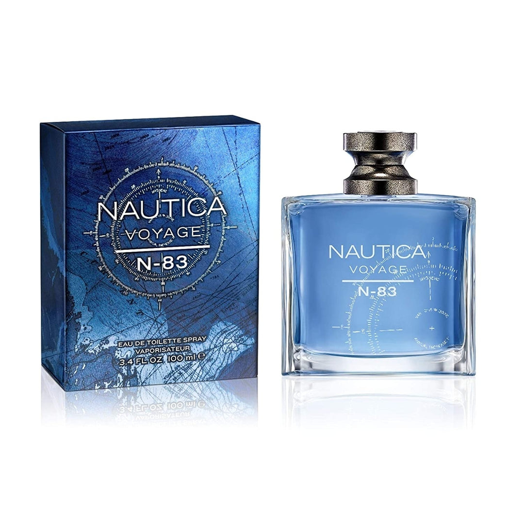 Nautica Voyage N-83 Eau De Toilette Spray 100ml Mens Fragrance Fresh Scent Image 1