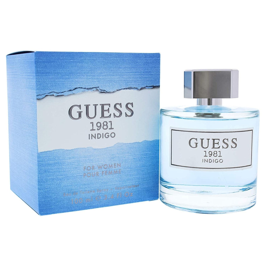 Guess 1981 Indigo Womens Eau De Toilette 100ml Floral Aquatic Fragrance Image 1