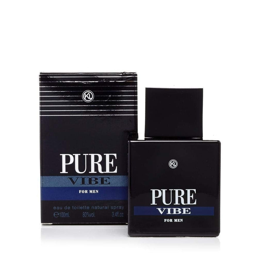 Pure Vibe 3.4 Oz Eau De Toilette Spray for Men Fresh Fragrance Cologne Image 1