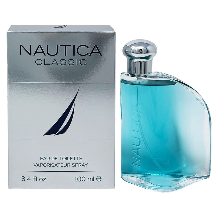 Nautica Classic 3.4 Oz EDT Spray Mens Fragrance Spicy Lavender Amber Scent Image 1