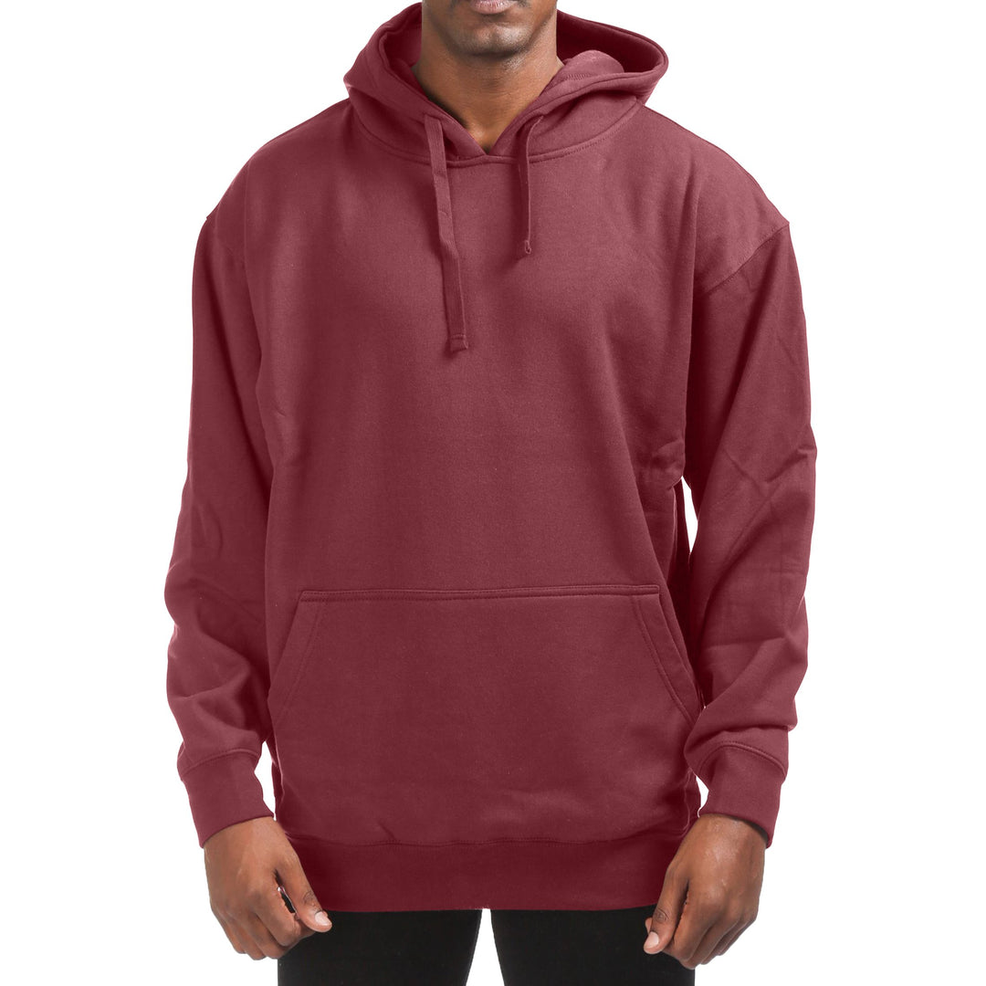 Men's Cotton-Blend Fleece Pullover Hoodie with Pocket (Big & Tall Sizes Available) Image 1