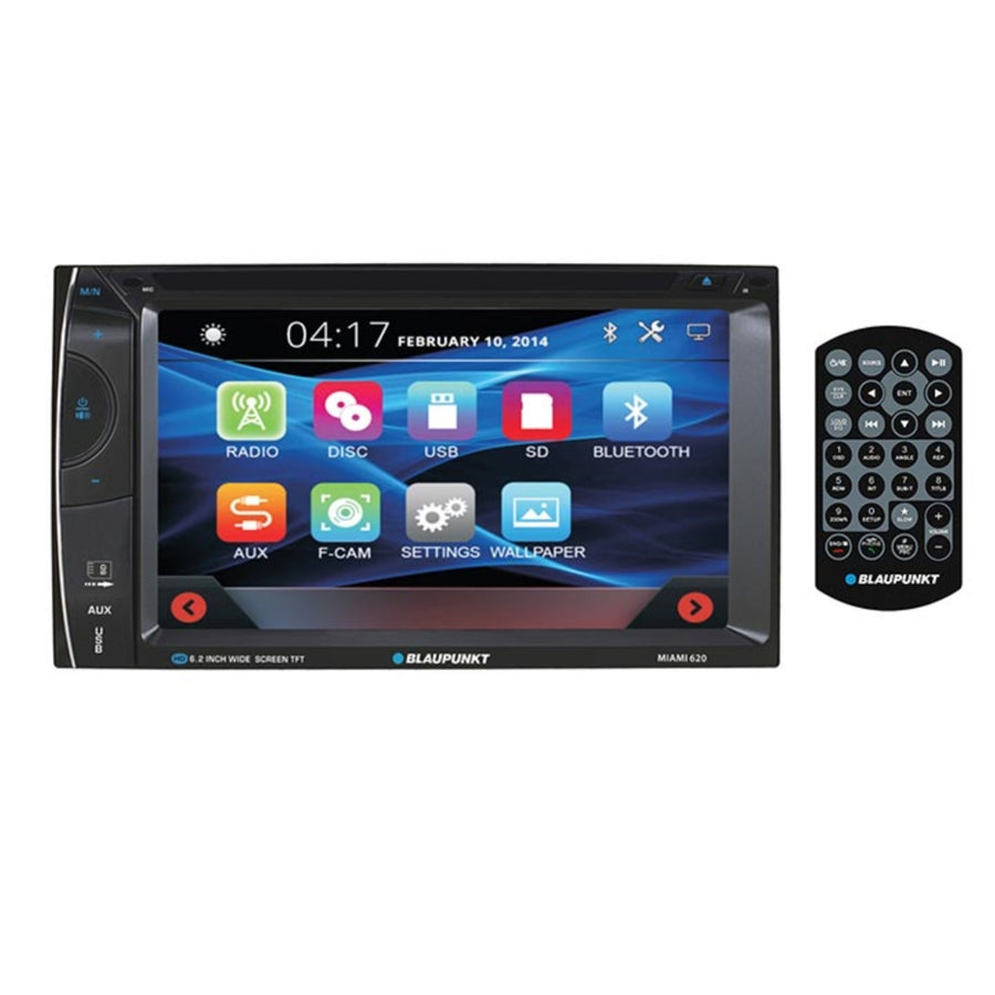 Blaupunkt MIAMI 620 6.2-inch Touch Screen Multimedia Car Stereo Receiver with Bluetooth and Remote Control Image 1
