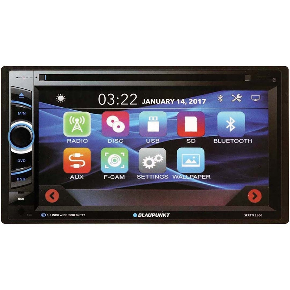 Blaupunkt SEATTLE 660 6.2-Inch In Dash Touch Screen Multimedia Car Stereo Receiver with Bluetooth Image 2