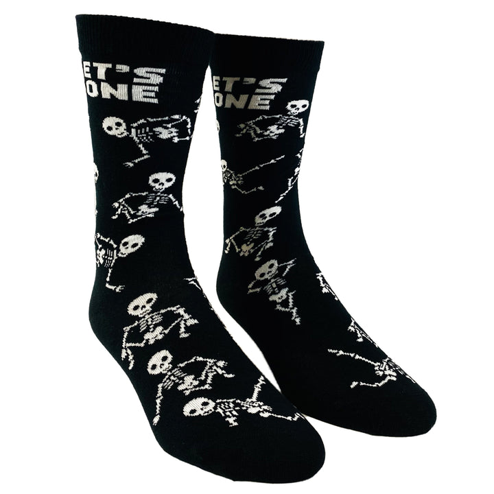 Mens Halloween Sock Bundle Funny 4 Pack of Spooky October Footwear for Guys Image 6