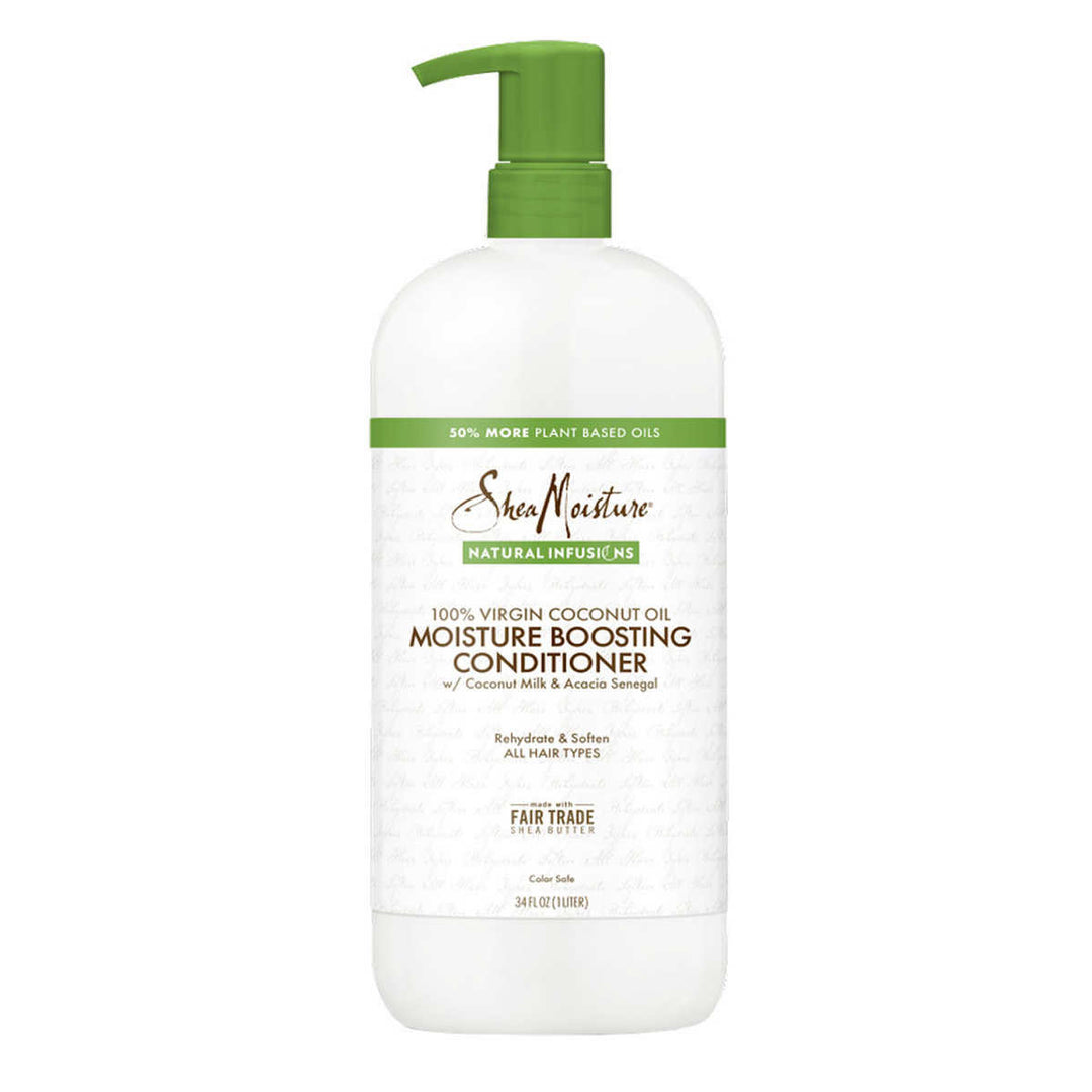 Shea Moisture Boosting Conditioner Natural Infusion34 Fluid Ounce Image 1