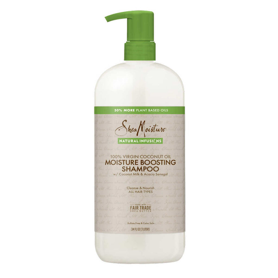 Shea Moisture Boosting Shampoo Natural Infusion34 Fluid Ounce Image 1