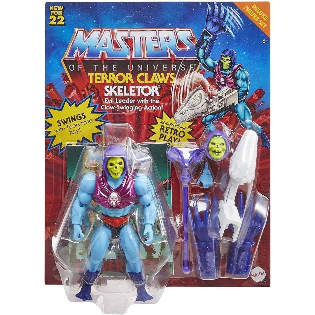 Masters of the Universe Terror Claws Skeletor Figure Set Mattel 80s Retro Image 2