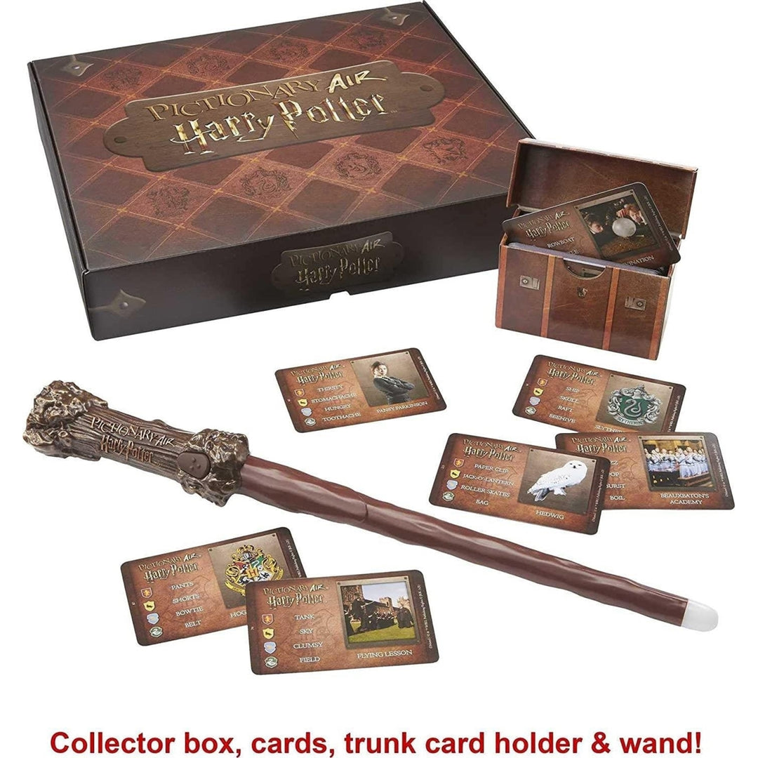 Pictionary Air Harry Potter Drawing Game Wand Pen Party Fantasy Themed Mattel Image 4