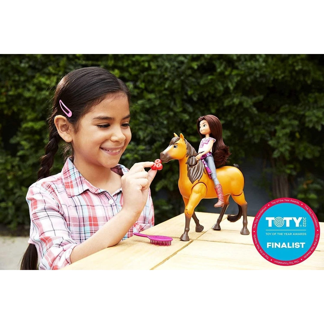 Spirit Untamed Lucky Doll and Horse Ride Together DreamWorks Moving Walking Set Mattel Image 3