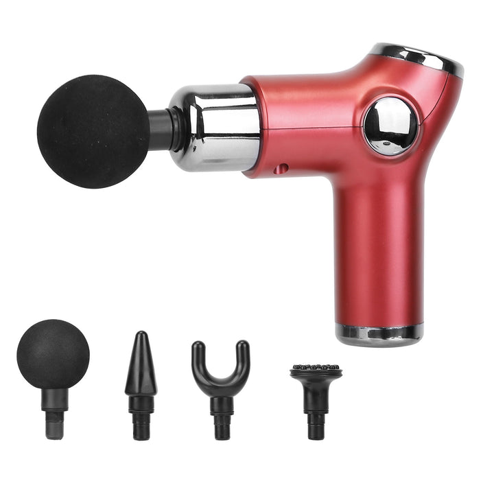 Massage Gun Deep Tissue Percussion Massager Black Rechargeable 32 Intensities Image 9