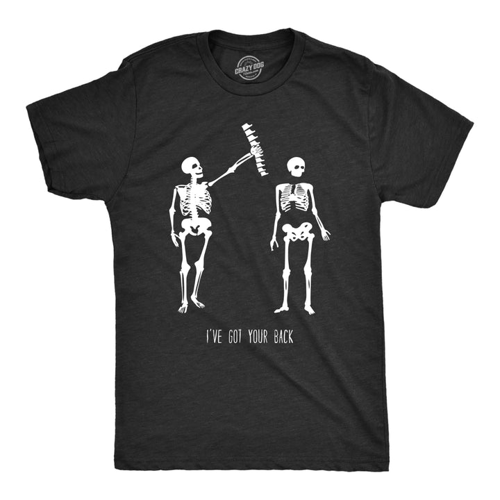 Mens Got Your Back Funny Halloween Skeleton Best Friend T shirt Image 1