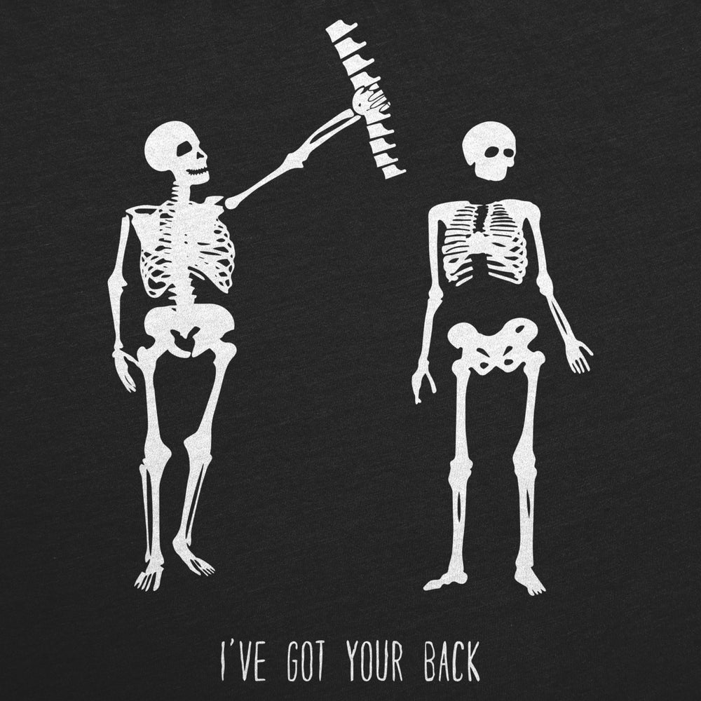 Mens Got Your Back Funny Halloween Skeleton Best Friend T shirt Image 2