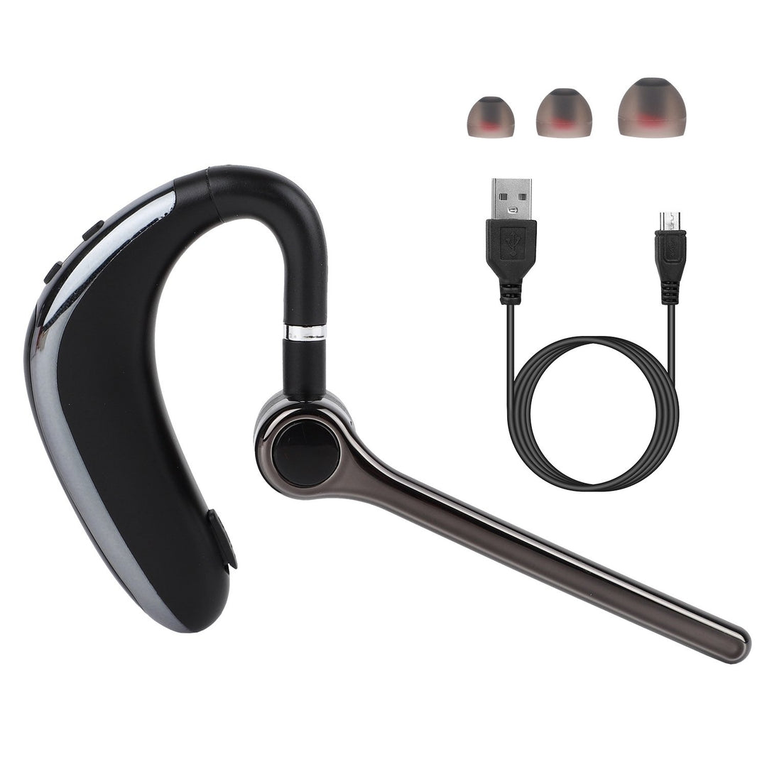 Wireless V5.0 Earpiece Noise Cancelling Earbuds IPX4 Waterproof Driving Earphone Image 1