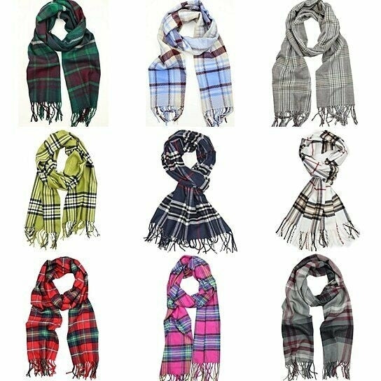 3-Pack Womens Cashmere Feel Winter Scarves Soft Warm Lightweight Stylish 12x72 Image 10