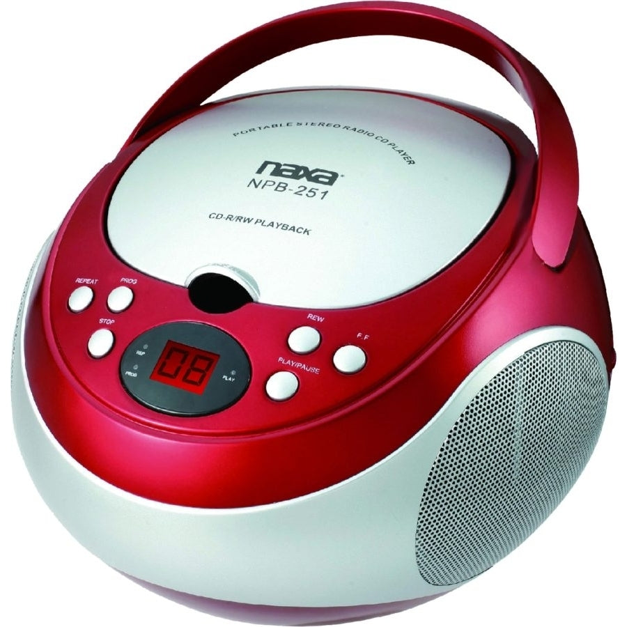 Portable CD Player with AM/FM Stereo Radio Image 1