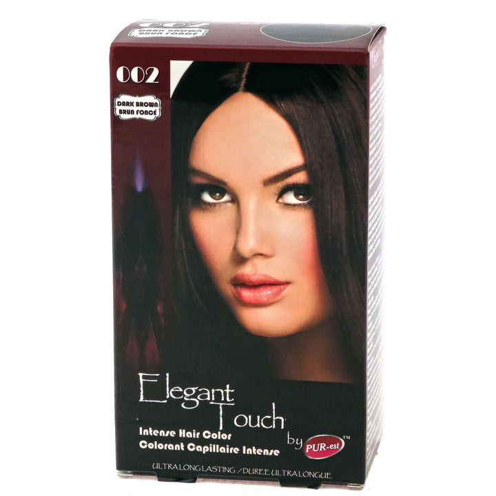 Hair Color Dark Brown 002 Elegant Touch by PUR-est Image 2