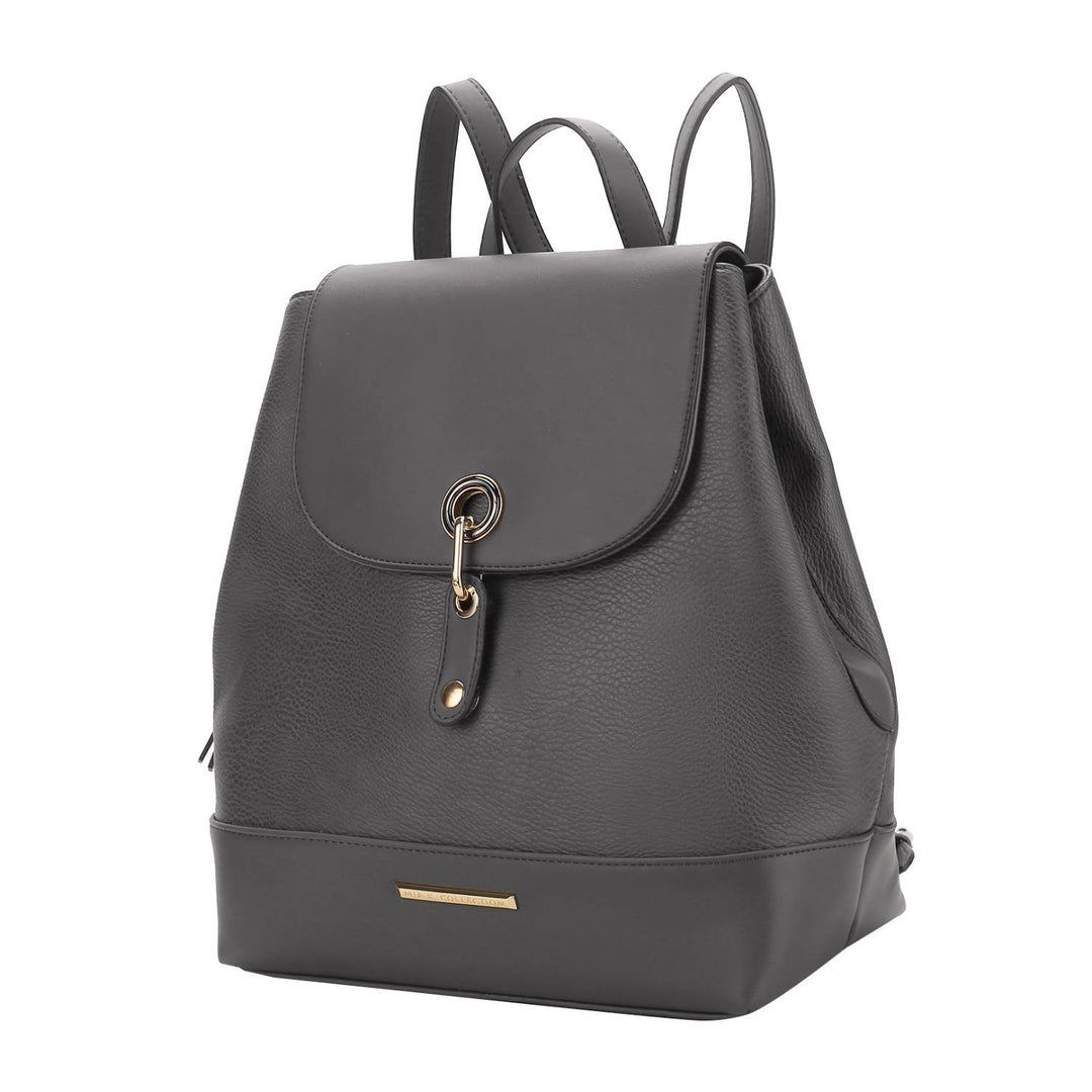 Laura Vegan Leather Backpack Multi-Functional Shoulder Bag Handbag by Mia K. Image 3