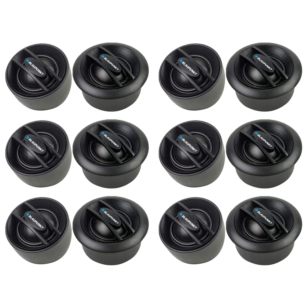 (Pack of 6) Blaupunkt TW1B 1" Silk Dome Neo Magnet Tweeter - Black (Pair) Image 1