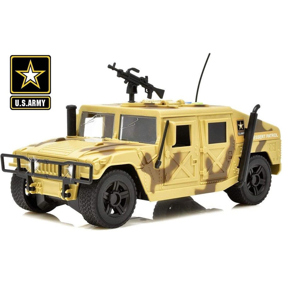 United States Army Desert Patrol Vehicle Lights Sounds Military Truck US Image 1