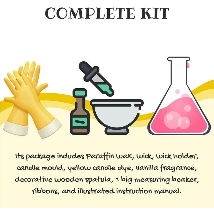 Mighty Mojo STEM Learner My Vanilla Candle Making Lab DYI Kids Science Kit Image 7