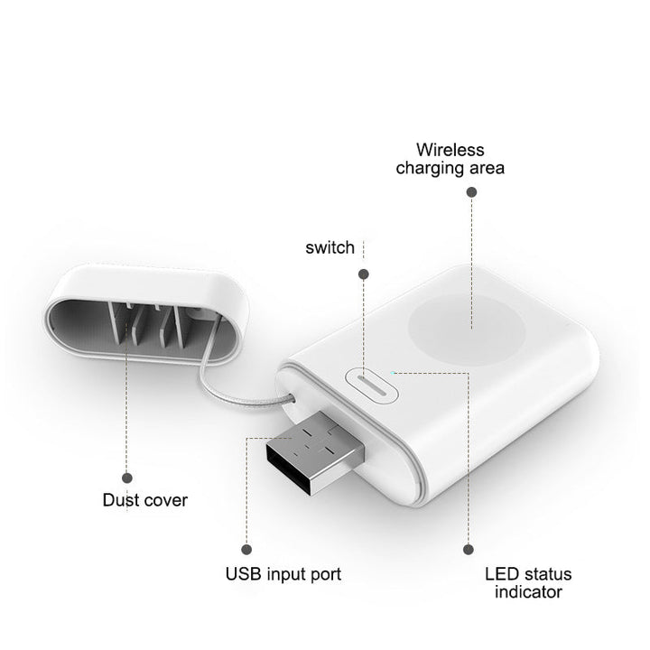 Apple Watch Portable Magnetic Wireless Travel Charger Image 6