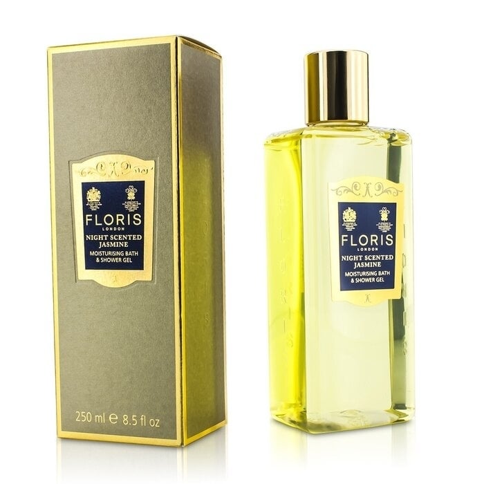 Floris - Night Scented Jasmine Moisturising Bath and Shower Gel(250ml/8.5oz) Image 2