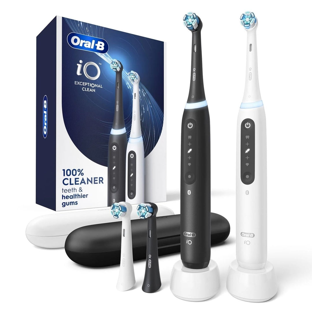 Oral-B iO Series 5 Rechargeable Toothbrush Dual Pack Image 1