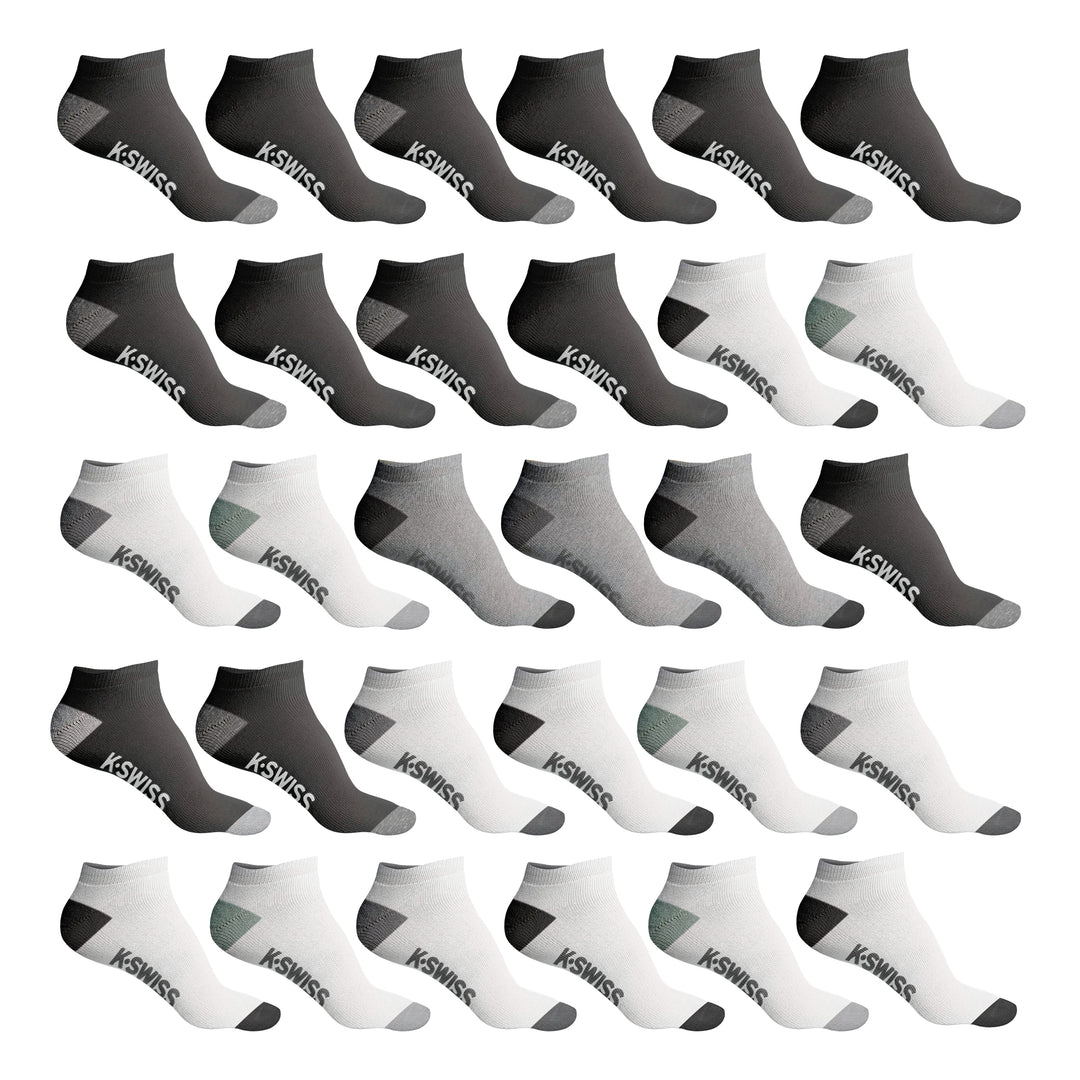 Mens Athletic No Show Ankle Socks 20 Pairs Lightweight Moisture Wicking Size 10-13 Image 1