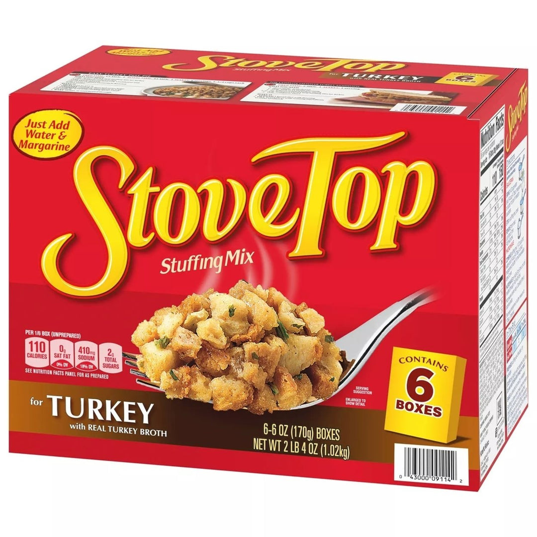 Kraft Stove Top Turkey Stuffing Mix 6 Ounce (Pack of 6) Image 3