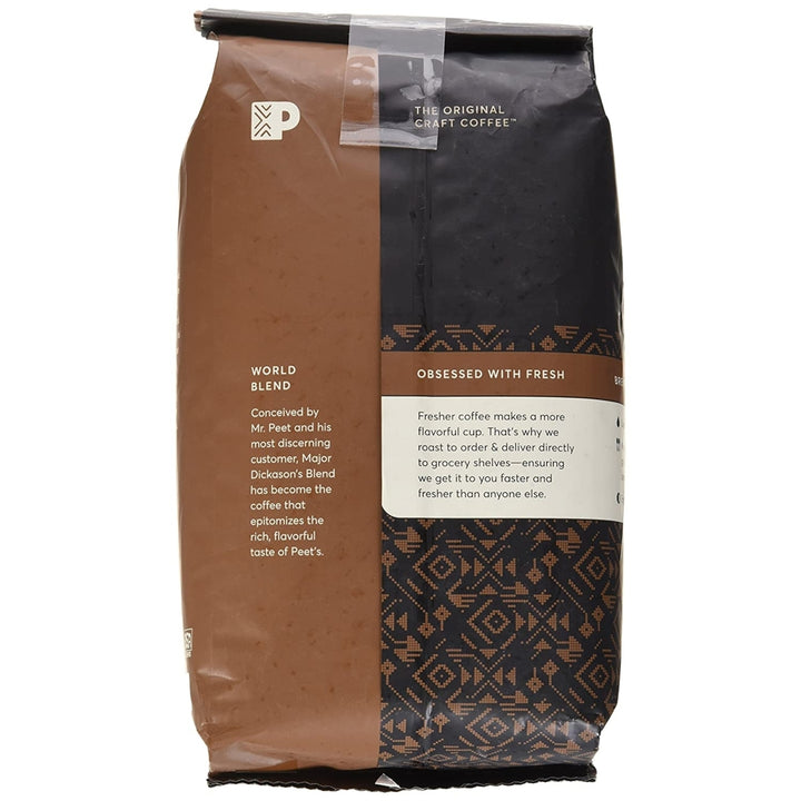 Peets Coffee Major Dickasons Blend CoffeeDark RoastWhole Bean2 Pounds Image 3