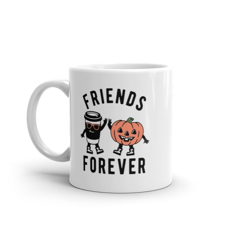 Friends Forever Mug Halloween Coffee Jack O Lantern Pumpkin Cup-11oz Image 1