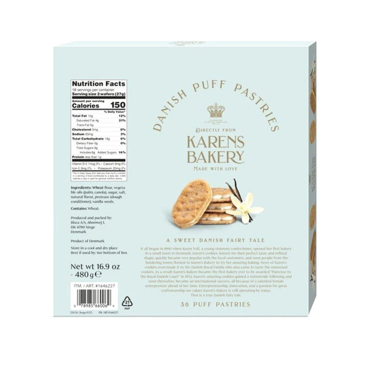 Karens Bakery Danish Puff Pastries 16.9 Ounce Gift Box Image 2