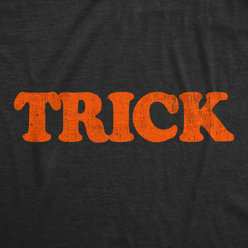 Mens Trick T Shirt Funny Halloween Trick Or Treat Mischief Joke Tee For Guys Image 2