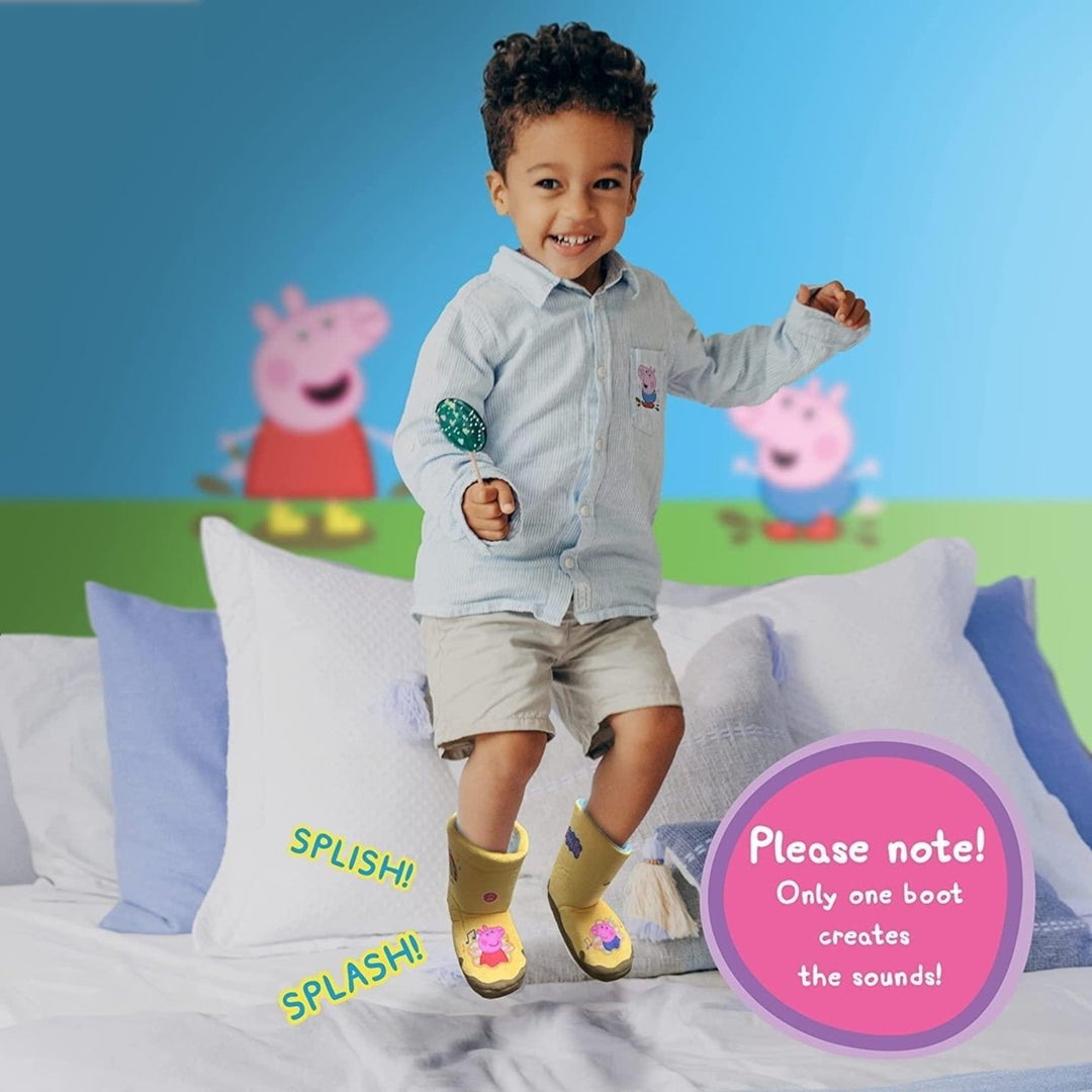 Peppa Pig Muddy Puddle Boots Sings Interactive Wearable Play Dress-up Toy WOW Stuff Image 3