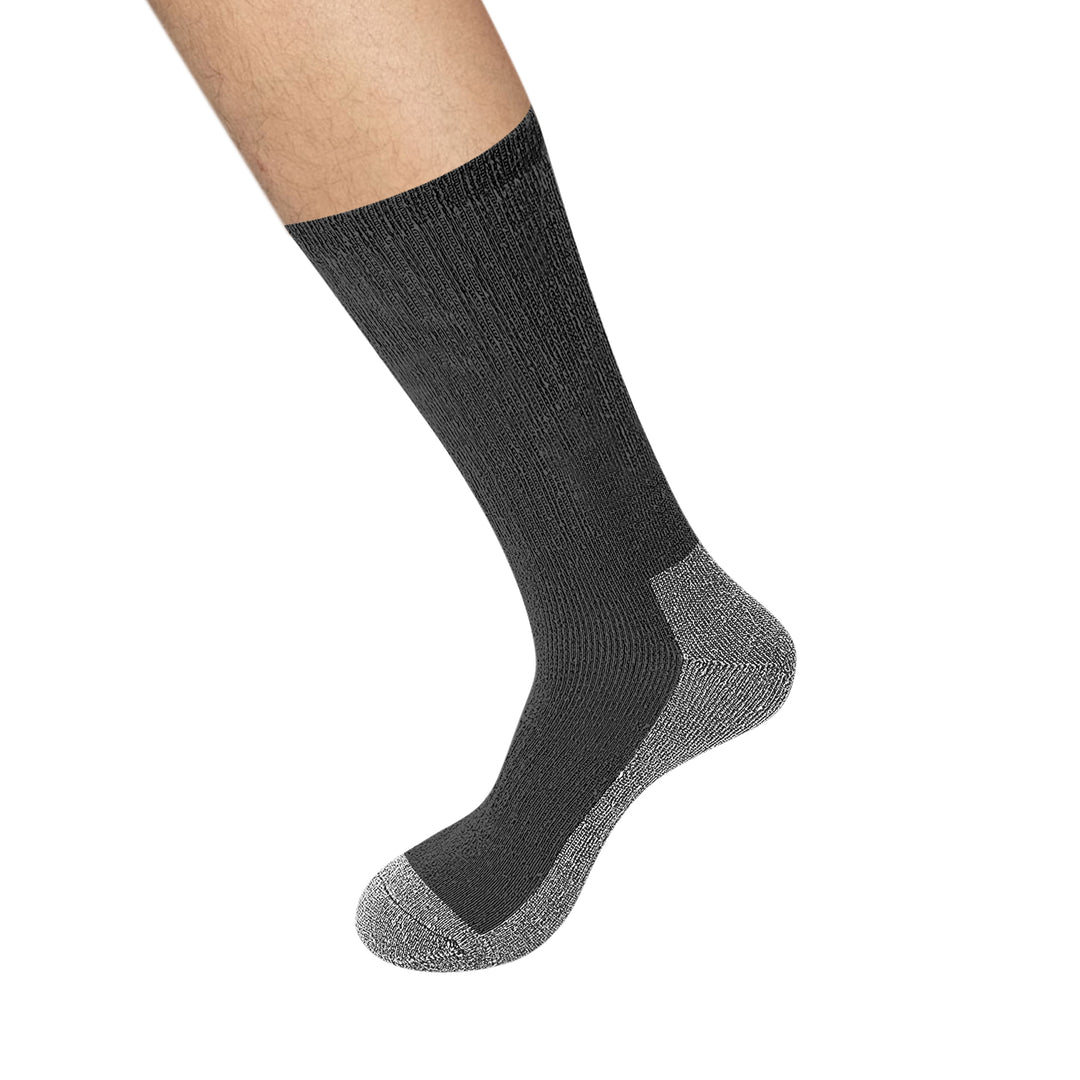 5-Pairs: Mens Warm Thick Merino Lamb Wool Socks for Winter Cold Weathers Image 4