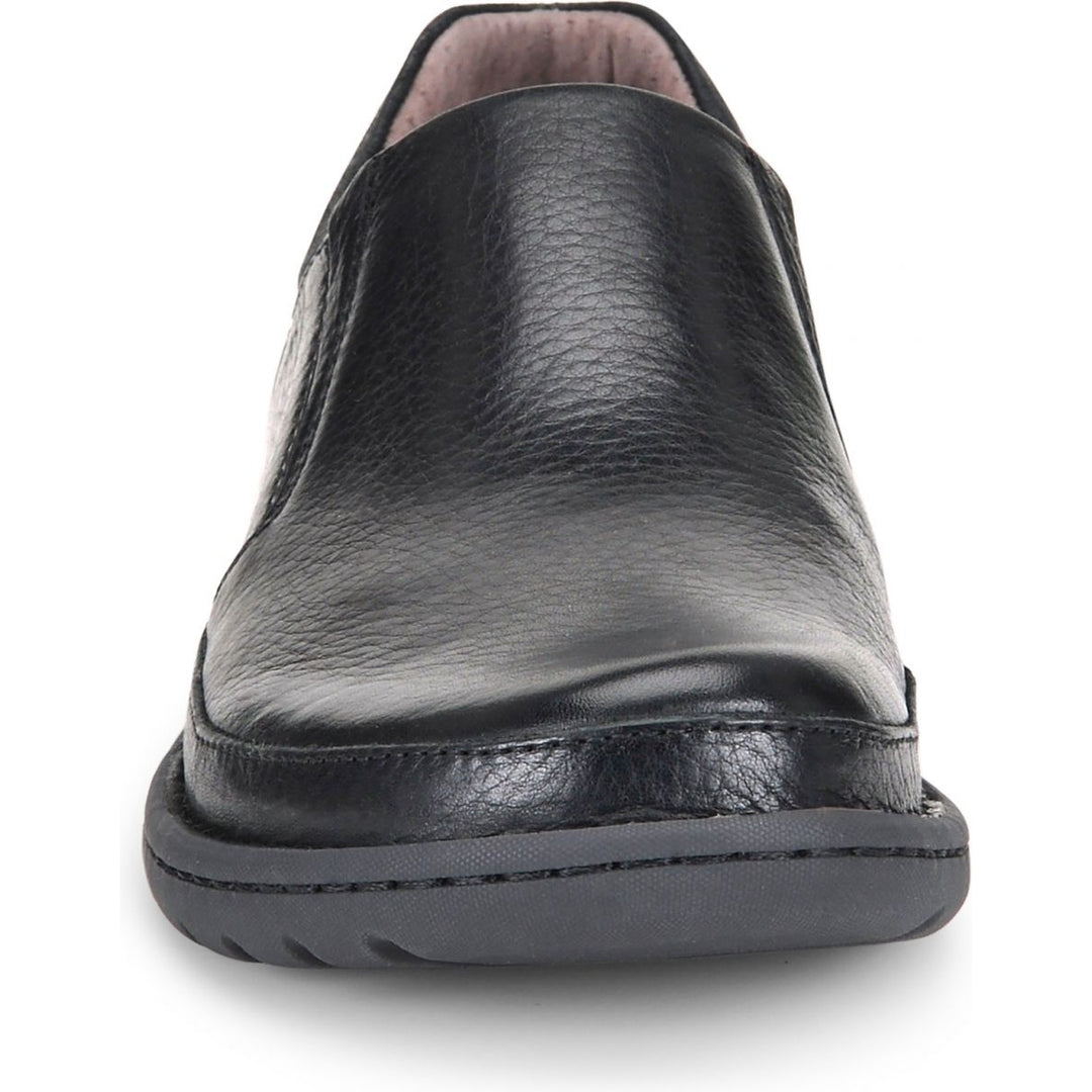 Born Mens Nigel Slip-On Black Full Grain - H48203 BLACK/BLACK COMBO Image 4