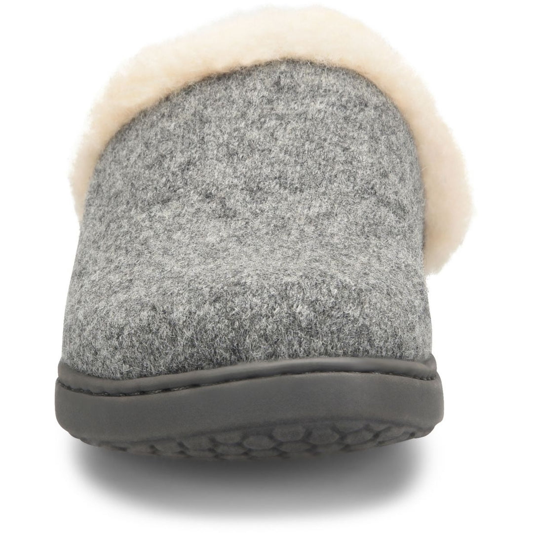 Born Zoe Slipper Grey Wool Combo Size BR0025422 Soft Shearling Lined Clog Image 4