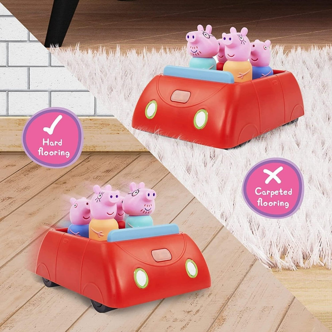 Peppa Pigs Family Red Clever Car Lights Sounds George Daddy Mummy Pig WOW Stuff Image 4