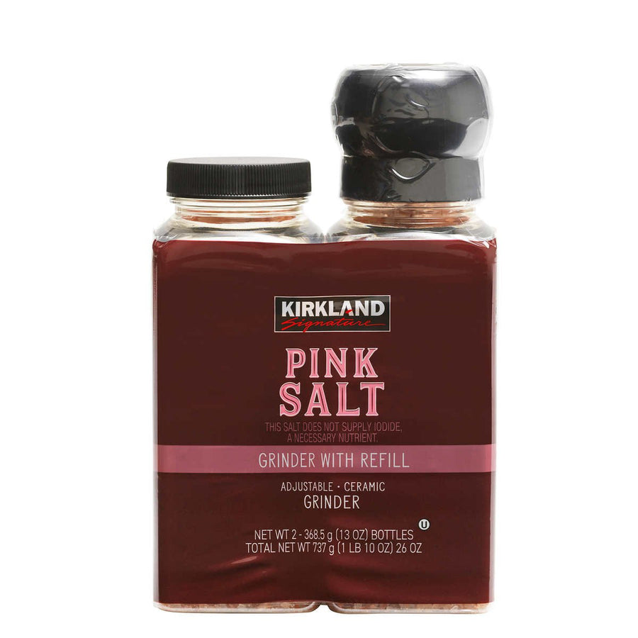 Kirkland Signature Pink Salt Grinder wtih Refill 13 Ounce (2 Count) Image 1