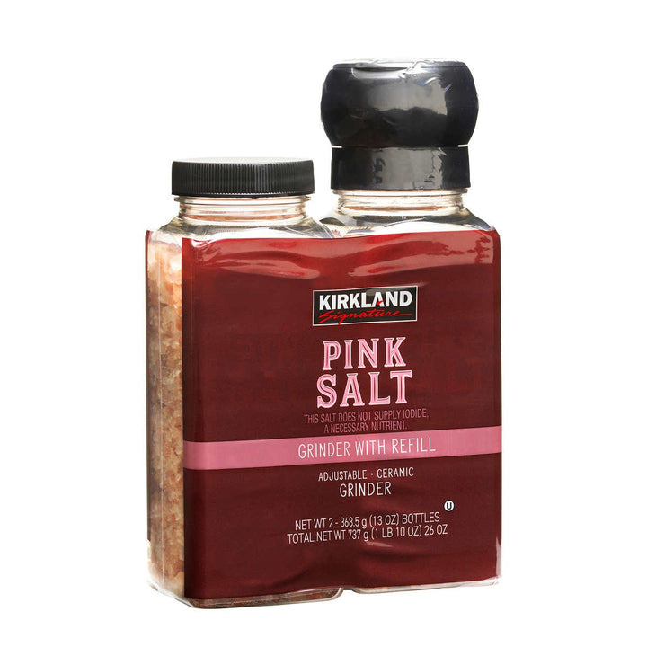 Kirkland Signature Pink Salt Grinder wtih Refill 13 Ounce (2 Count) Image 2