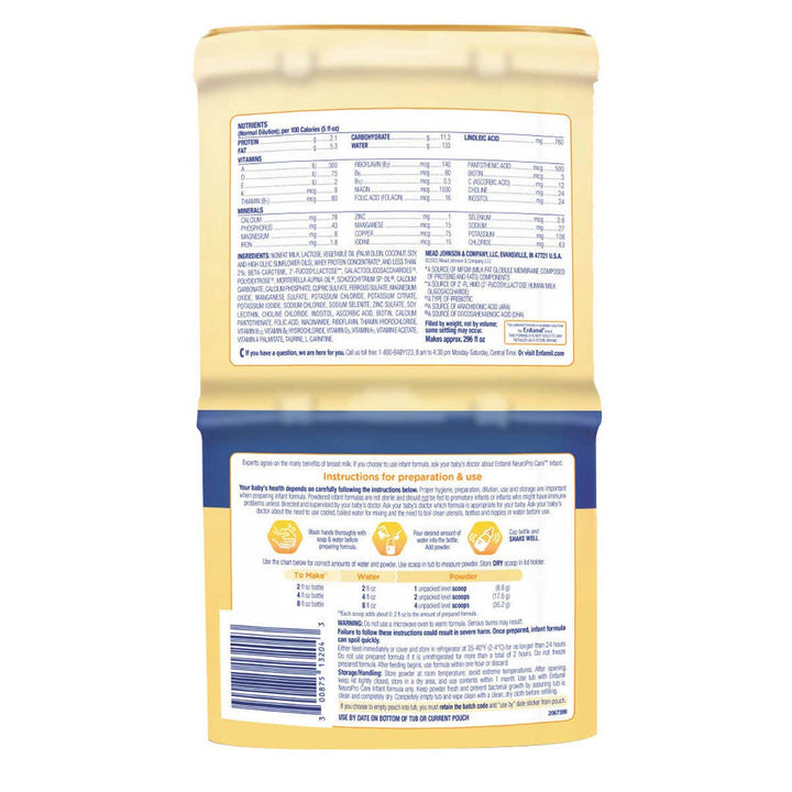 Enfamil NeuroPro Care Infant Formula 20.7 Ounce (Pack of 2) Image 2