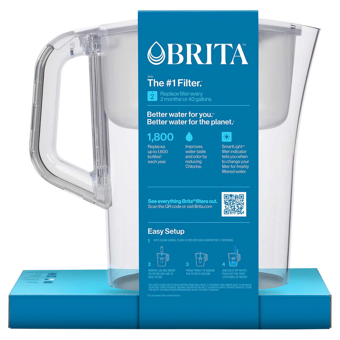 Brita Champlain Water Filter Pitcher10 Cup with 2 Filters Image 3