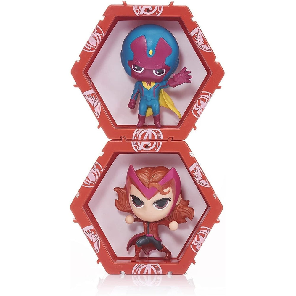 WOW Pods Vision and Scarlet Witch Avengers Ligh-Up Twin Pack Figures Connect Collectible WOW! Stuff Image 2