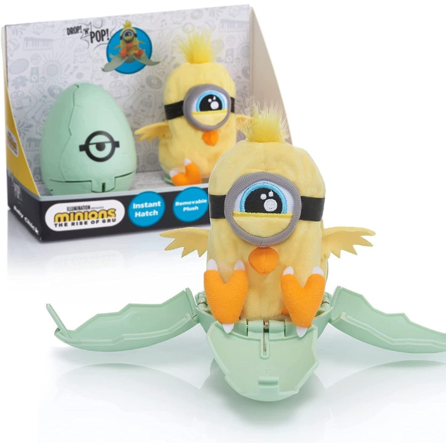 Minions Rise of Gru Drop n Pop Zodiac Chicken Instant Hatch Egg Removable WOW! Stuff Image 1