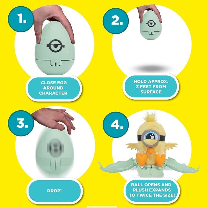 Minions Rise of Gru Drop n Pop Zodiac Chicken Instant Hatch Egg Removable WOW! Stuff Image 2