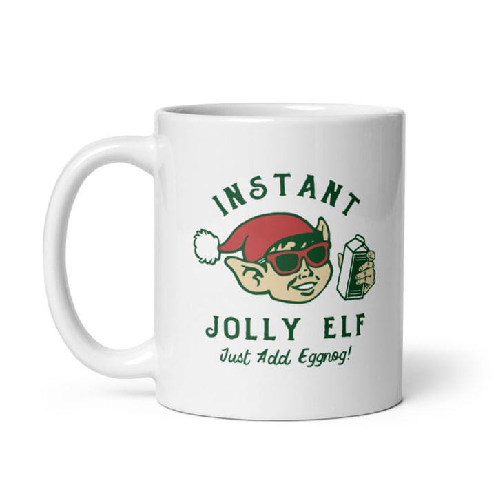 Instant Jolly Elf Mug Funny Xmas Drinking Party Elves Coffee Cup-11oz Image 1
