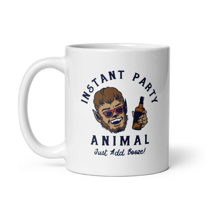 Instant Party Animal Mug Funny Drinking Partying Wolverine Coffee Cup-11oz Image 1