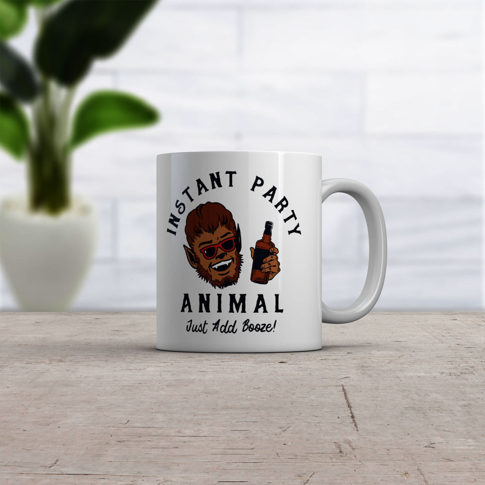 Instant Party Animal Mug Funny Drinking Partying Wolverine Coffee Cup-11oz Image 2