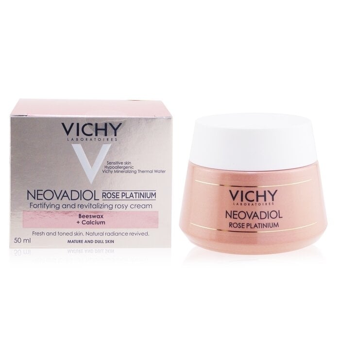 Vichy - Neovadiol Rose Platinium Fortifying and Revitalizing Rosy Cream - Day Cream ( For Mature and Dull Image 2